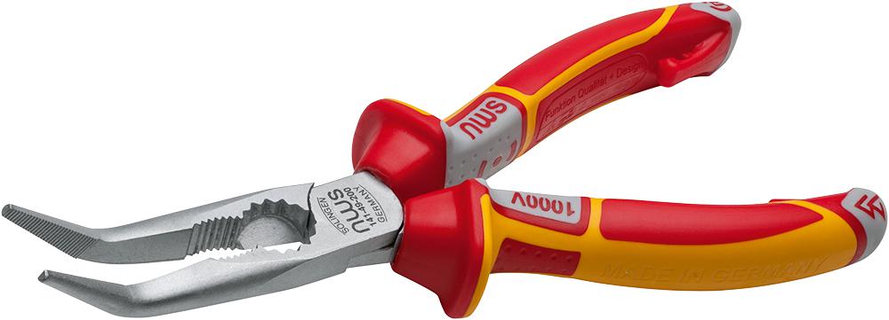 N141-49-VDE-205-SB NWS VDE LONG NOSE BENT 205MM NWS