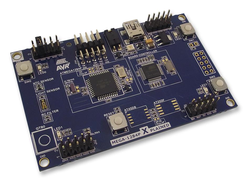ATMEGA1284P-XPLD EVAL KIT, MEGA-1284P, XPLAINED MICROCHIP
