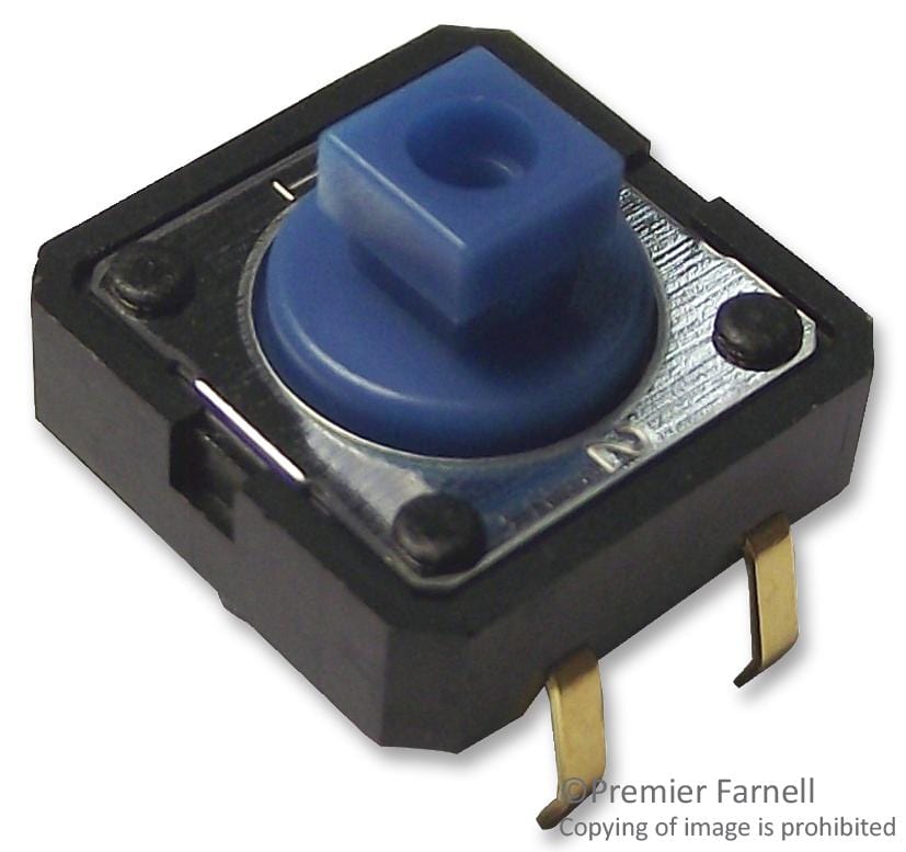 OMRON Tactile B3F5050 SWITCH, PROJECTED, 12X12X7.3, 130GF OMRON 1960980 B3F5050