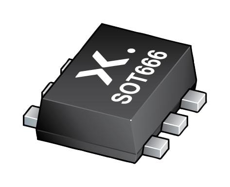 NEXPERIA Bipolar Arrays BCM847BV,115 BIPOLAR ARRAY, DUAL NPN, 45V/0.1A/SOT666 NEXPERIA 3439615 BCM847BV,115