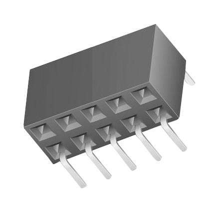 SAMTEC Board-to-Board BCS-105-L-D-HE CONNECTOR, RCPT, 10POS, 2ROW, 2.54MM SAMTEC 2984531 BCS-105-L-D-HE