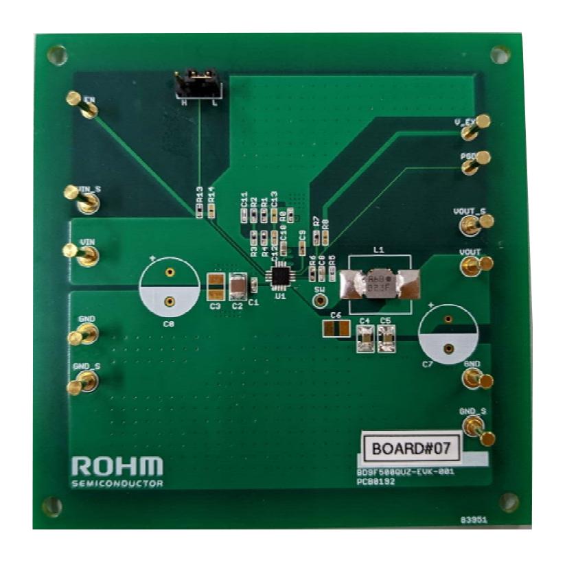 ROHM Power Management - DC / DC BD9F500QUZ-EVK-001 EVL BOARD, BD9F500QUZ, BUCK CONV ROHM 3770065 BD9F500QUZ-EVK-001