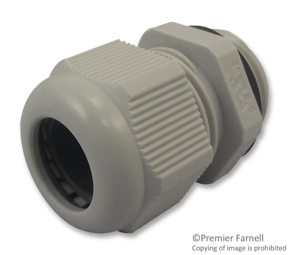BULGIN LIMITED Glands BE123460 CABLE GLAND, GREY, M20 BULGIN LIMITED 1701597 BE123460