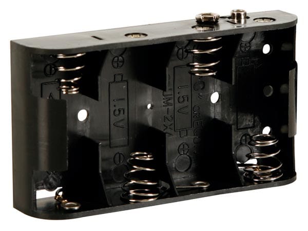 Velleman Batterij houders BH243B BATTERIJHOUDER VOOR 4 x C-CEL (VOOR BATTERIJCLIPS) BH243B BH243B