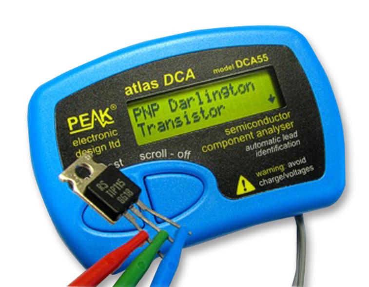 PEAK ELECTRONIC DESIGN Component Analyser DCA55T ANALYSER, 103X70X20MM, SEMICONDUCTOR PEAK ELECTRONIC DESIGN 3727476 DCA55T