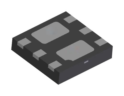 DIODES INC. MOSFET's - Dual DMP2160UFDBQ-7 MOSFET, DUAL P-CH, 20V, 3.8A, U-DFN2020 DIODES INC. 3680145 DMP2160UFDBQ-7