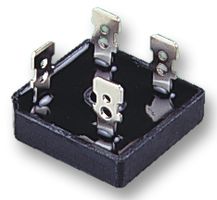 GBPC3504 - Bridge Rectifier, Single Phase, 400 V, 35 A, Module, 4 Pins, 1.1 V - ONSEMI