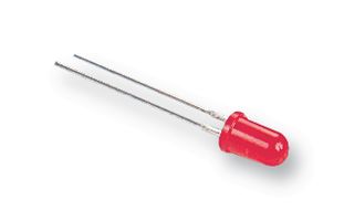 TLHR5400 - LED, Red, Through Hole, T-1 3/4 (5mm), 20 mA, 2 V, 635 nm - VISHAY