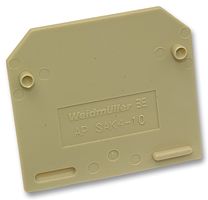 011796 AP (SAK4/6) - End / Intermediate Plate, for Use with SAK, Feed Through Terminal Blocks - WEIDMULLER