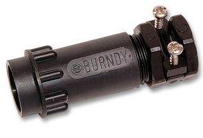 UTG10PG - Circular Connector Clamp, Straight w/ strain relief nut, IP65, 10, 13.5 mm, Souriau Trim Trio UTG - SOURIAU-SUNBANK / EATON