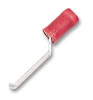 154708 - Blade Terminal, PIDG, 22AWG to 16AWG, 1.42 mm², Red, PVC (Polyvinylchloride), 3.05mm x 0.79mm - TE CONNECTIVITY