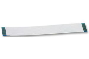 98267-0233 - FFC / FPC Cable, Premo Flex Jumper, 8 Core, 1 mm, Same Sided Contacts, 6 ", 152 mm, White - MOLEX