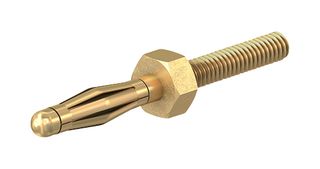 22.1100 - Banana Test Connector, 2mm, Plug, 25 A, Gold Plated Contacts - STAUBLI