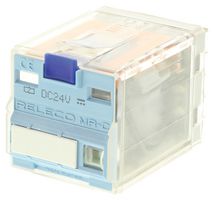 C4-A40X24D - General Purpose Relay, C4 Series, Power, 4PDT, 24 VDC, 10 A - RELECO
