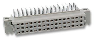 5650868-5 - DIN 41612 Connector, 48 Contacts, Receptacle, 2.54 mm, 3 Row, a + b + c - AMP - TE CONNECTIVITY