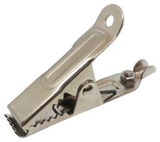 304-0000-910 - Crocodile Clip, Large, Mild Steel, 30 mm Jaw Opening, 25 A, 50 V - DELTRON COMPONENTS