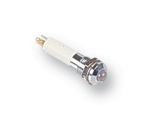 19TR0A24 - Multicolour Panel Indicators, Bright Chrome Bezel, Red, Yellow, Green, 8 mm, R 20mA, Y 40mA, G 20mA - CML INNOVATIVE TECHNOLOGIES