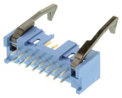 2-1761606-6 - Pin Header, Straight, Wire-to-Board, 2.54 mm, 2 Rows, 16 Contacts, Through Hole Straight, AMP-LATCH - AMP - TE CONNECTIVITY