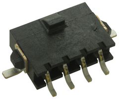 2-1445057-4 - Pin Header, Right Angle, Wire-to-Board, 3 mm, 1 Rows, 4 Contacts, Surface Mount Right Angle - AMP - TE CONNECTIVITY