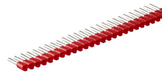 9004330000 - Wire Ferrule, Single Wire, 17 AWG, 1 mm², 8 mm, Red - WEIDMULLER