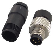 9933830004 - Circular Connector, 768 Series, Cable Mount Plug, 4 Contacts, Solder Pin - BINDER
