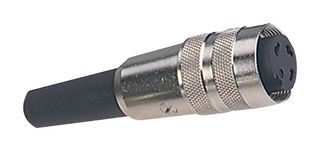 09 0338 00 16 - Circular Connector, 680 Series, Cable Mount Receptacle, 16 Contacts, Solder Socket, Brass Body - BINDER