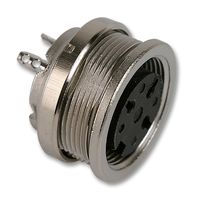 C091 31N008 1002 - Circular Connector, C091D Series, Panel Mount Receptacle, 8 Contacts, Solder Socket, Metal Body - AMPHENOL SINE/TUCHEL