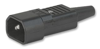 4732.0000 - IEC Power Connector, IEC C14 Plug, 10 A, 250 VAC, Screw, Cable Mount - SCHURTER