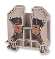 102050 WDU35 - DIN Rail Mount Terminal Block, 2 Ways, 12 AWG, 0 AWG, 50 mm², Screw, 125 A - WEIDMULLER