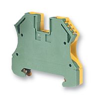 101010 WPE4 - DIN Rail Mount Terminal Block, 2 Ways, 22 AWG, 12 AWG, 4 mm², Screw - WEIDMULLER