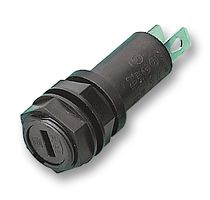 3101.0020 - Fuseholder, Panel Mount, Rear Side, 250V, 10A, 5 x 20mm, Solder, Slotted Cap, IP40, PC2 - SCHURTER