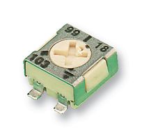 TS53YL103MR10 - Trimpot, Single Turn, Cermet, Top Adjust, 10 kohm, Surface Mount, 1 Turns - VISHAY