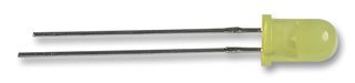 L-53SYD - LED, Low Power, Yellow, Through Hole, T-1 3/4 (5mm), 20 mA, 2 V, 595 nm - KINGBRIGHT