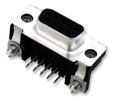 5747844-4 - D Sub Connector, DB9, Standard, Receptacle, AMPLIMITE HD-20, 9 Contacts, DE, Solder - AMP - TE CONNECTIVITY