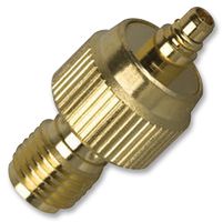 242141 - RF / Coaxial Adapter, SMA, Jack, MMCX, Plug, Straight Adapter, 50 ohm - AMPHENOL RF