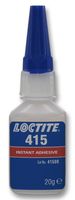 415, 20G - Super Glue, High Viscosity, LOCTITE 415, 20 g, Cyanoacrylate, Humidity - LOCTITE