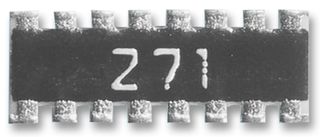 YC248-JR-070RL - Zero Ohm Network Resistor, Jumper, 0616 [1640 Metric], Thick Film, Isolated, Convex, 8 Resistors - YAGEO