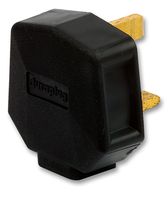 PF133BLK - Plug, Mains, UK, Rubber, Black, 13A, 230 V, Fused - HONEYWELL