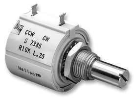 7286R100KL.25 - Rotary Potentiometer, Wirewound, 100 kohm, 10 Turns, Linear, 2 W, ± 5%, 7286R - TT ELECTRONICS / BI TECHNOLOGIES