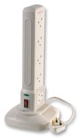 2710+SURGE+SW - Surge Protector, 10 Outlets, UK, 13 A, 250 V, UK, 2 m - PRO ELEC