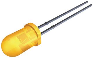 SSL-LX5093YD - LED, QuasarBrite, Yellow, Through Hole, T-1 3/4 (5mm), 20 mA, 2.1 V, 585 nm - LUMEX