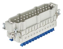 09330242648 - Heavy Duty Connector, 1 Ground Contact, Han ES Press, Insert, 24 Contacts, 24B, Plug - HARTING