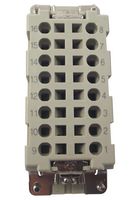 T2040163201-000 - Heavy Duty Connector, HE-016, Insert, 16 Contacts, Receptacle, Spring Socket - AMP - TE CONNECTIVITY