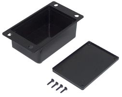 RX508A - Plastic Enclosure, Flanged, Potting Box, ABS, 40 mm, 24 mm - CAMDENBOSS