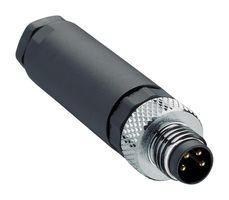 RSMCK 3 - Sensor Connector, RSMCK Series, M8, Male, 3 Positions, Solder Pin, Straight Cable Mount - LUMBERG AUTOMATION