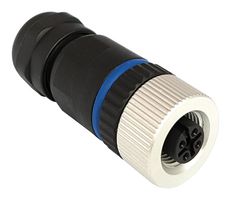 PXPPAM12FBF08ASTPG9 - Sensor Connector, Buccaneer M12 Series, M12, Female, 8 Positions, Screw Socket - BULGIN LIMITED