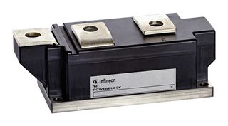 TT570N16KOFHPSA2 - Thyristor Module, Series Connected, 600A, 1.6KV, 17kA Surge Current - INFINEON