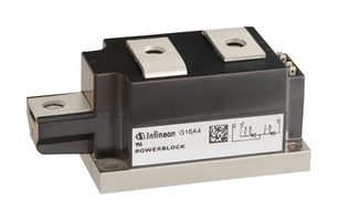 TT600N16KOFHPSA2 - Thyristor Module, Series Connected, 600A, 1.6KV, 21kA Surge Current - INFINEON