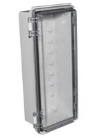 CHDX8-221C - Plastic Enclosure, Hinged Lid, Heavy Duty, Polycarbonate, 75 mm, 110 mm, 260 mm, IP66, IP67 - CAMDENBOSS