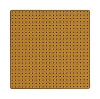 64P44WE - PCB, Punchboard, No Clad, Epoxy Glass Composite, 1.57mm, 165.1mm x 114.3mm - VECTOR ELECTRONICS